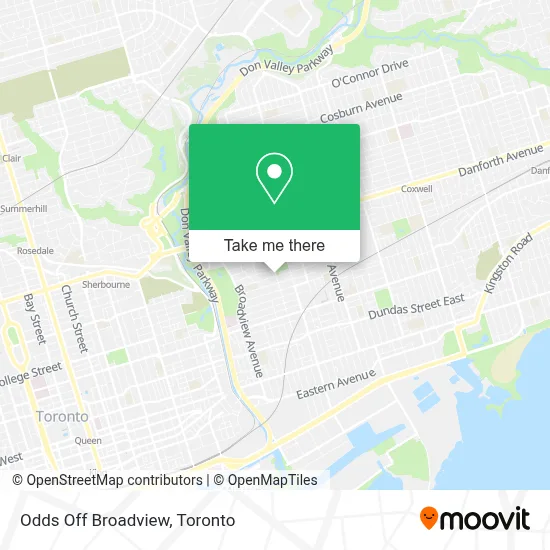 Odds Off Broadview map