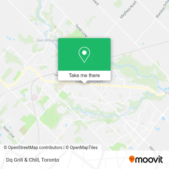 Dq Grill & Chill map