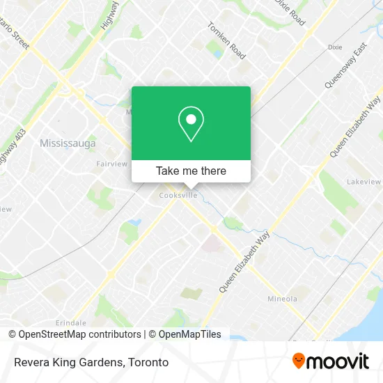 Revera King Gardens map