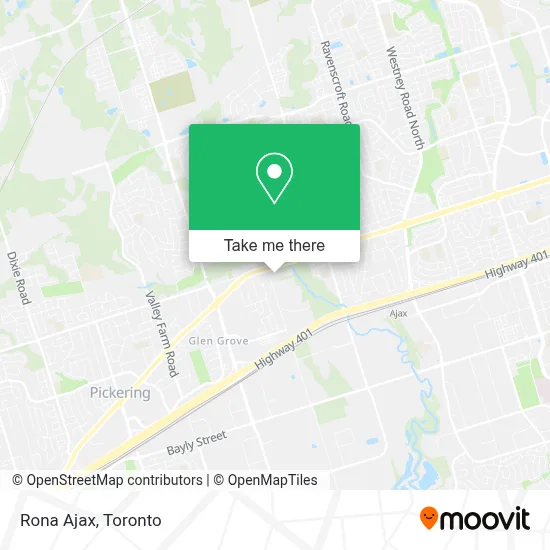 Rona Ajax map