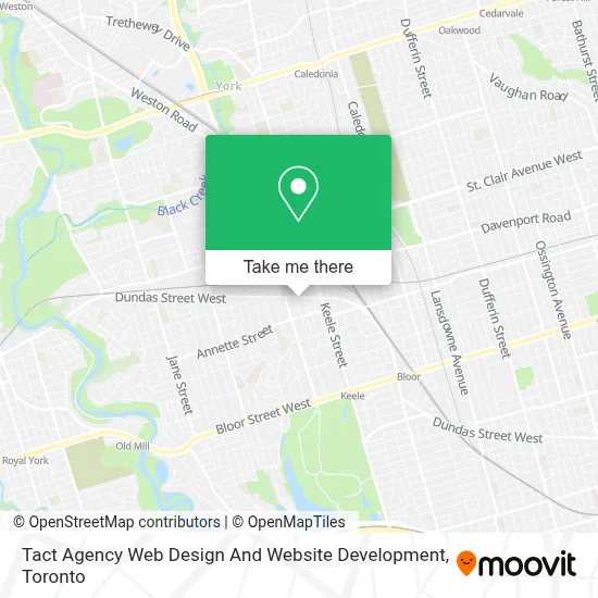 Tact Agency Web Design And Website Development map