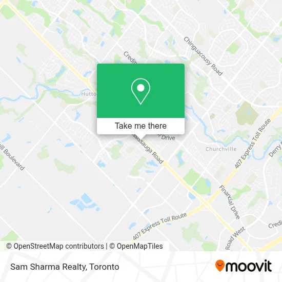 Sam Sharma Realty map