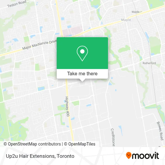 Up2u Hair Extensions map
