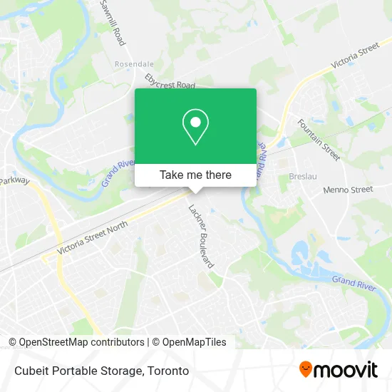 Cubeit Portable Storage map
