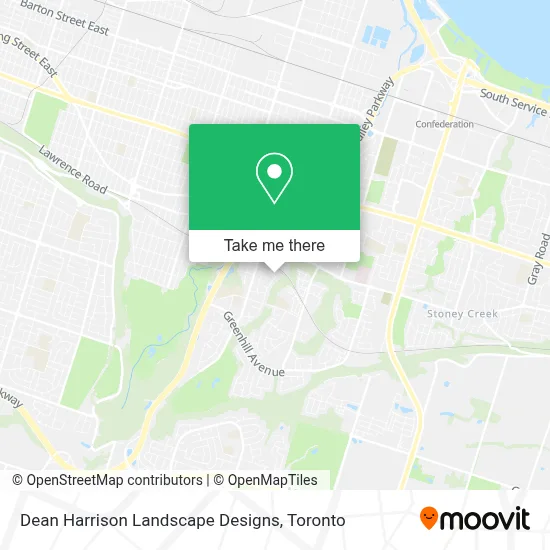 Dean Harrison Landscape Designs map