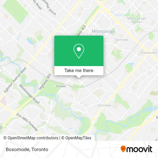 Bosomode map