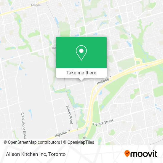 Allson Kitchen Inc map