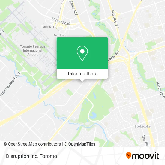Disruption Inc map