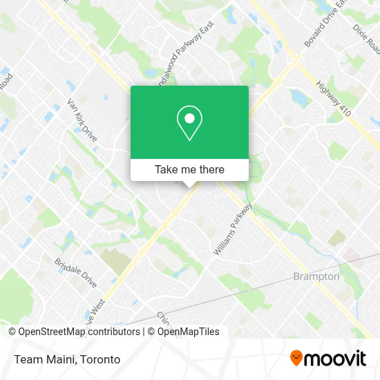 Team Maini map