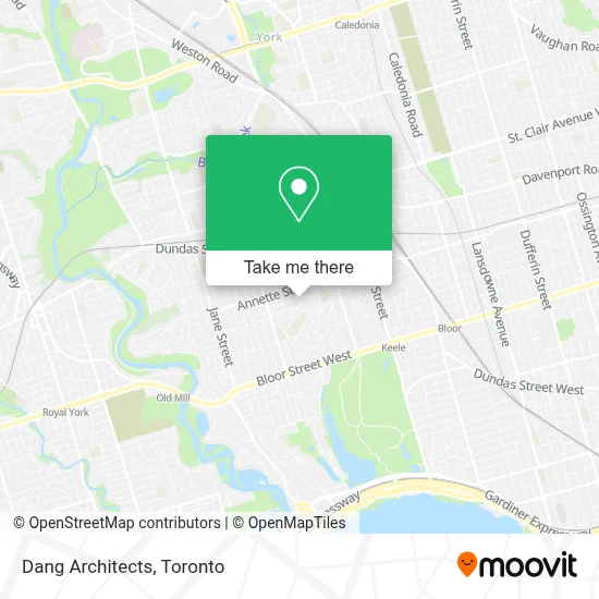 Dang Architects map
