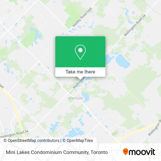 Mini Lakes Condominium Community map