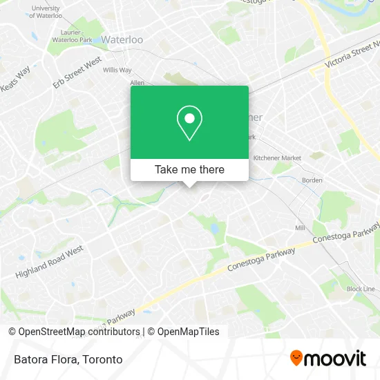 Batora Flora map