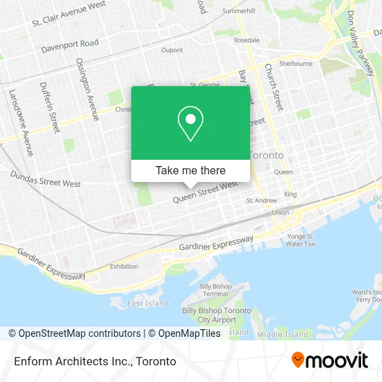 Enform Architects Inc. map