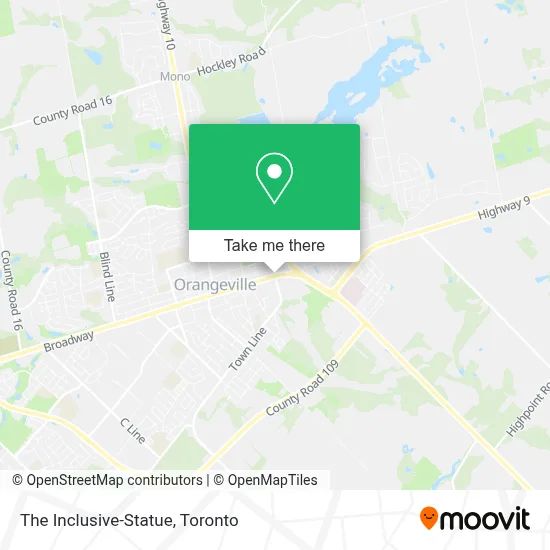 The Inclusive-Statue map