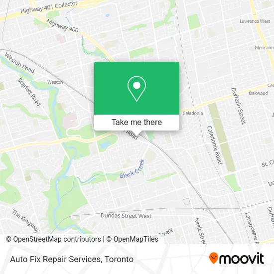 Auto Fix Repair Services map