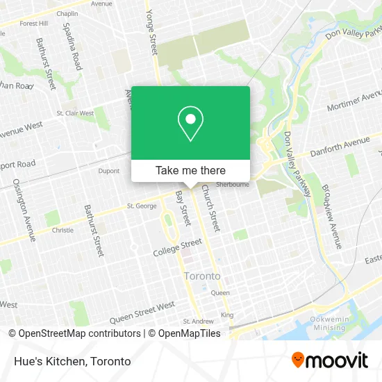 Hue's Kitchen map