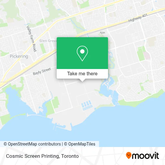 Cosmic Screen Printing map
