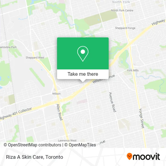 Riza A Skin Care map