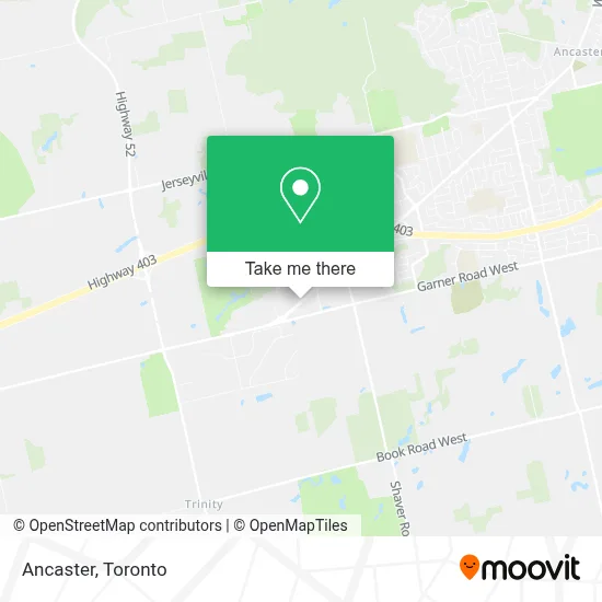 Ancaster map