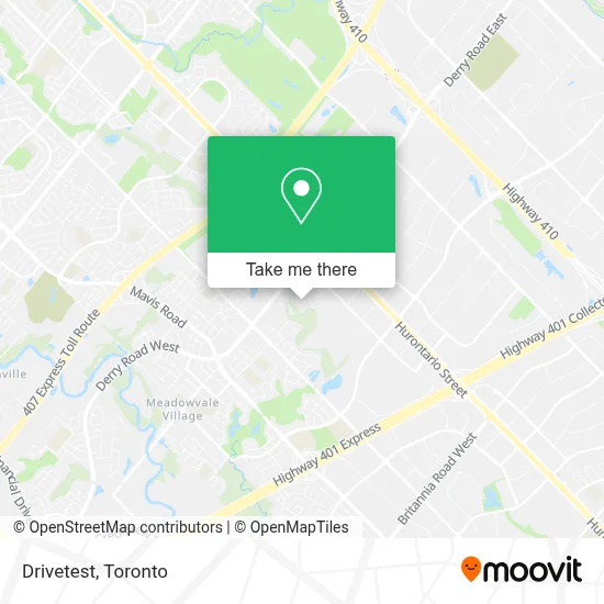 Drivetest map