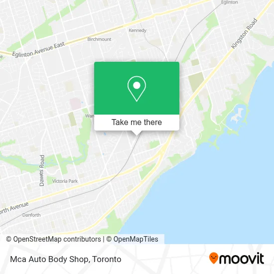 Mca Auto Body Shop map