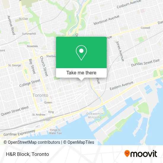 H&R Block map