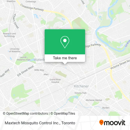 Maxtech Mosquito Control Inc. map