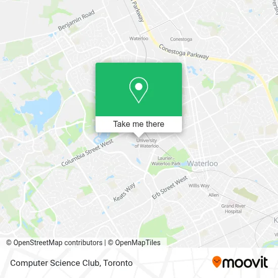 Computer Science Club map