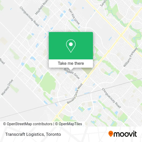Transcraft Logistics map