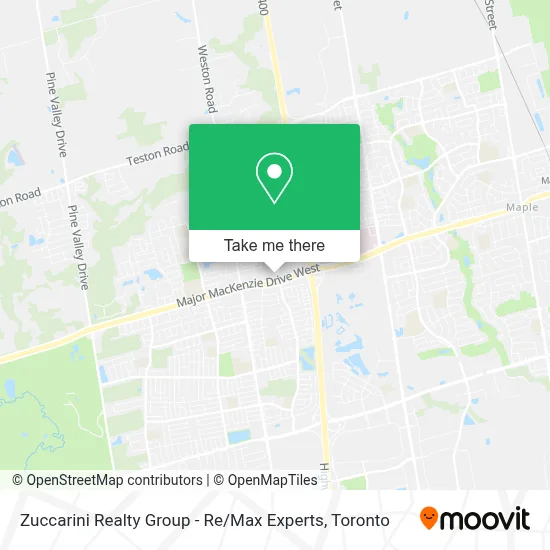 Zuccarini Realty Group - Re / Max Experts map