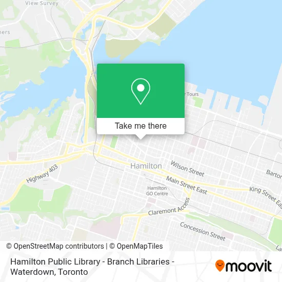 Hamilton Public Library - Branch Libraries - Waterdown plan