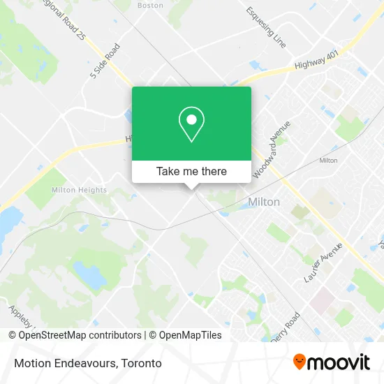 Motion Endeavours map