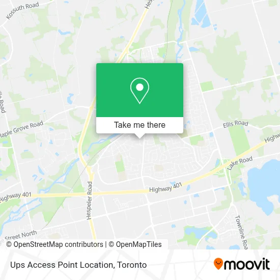 Ups Access Point Location plan