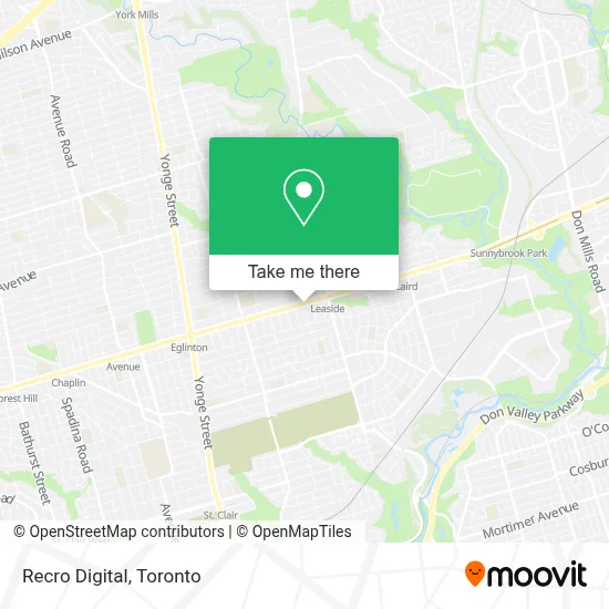Recro Digital map