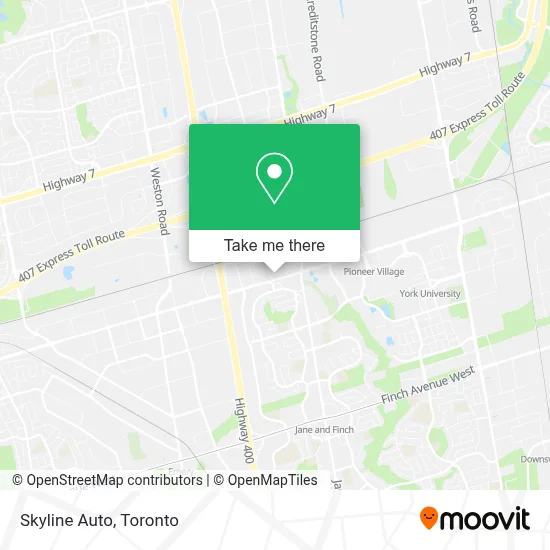 Skyline Auto map