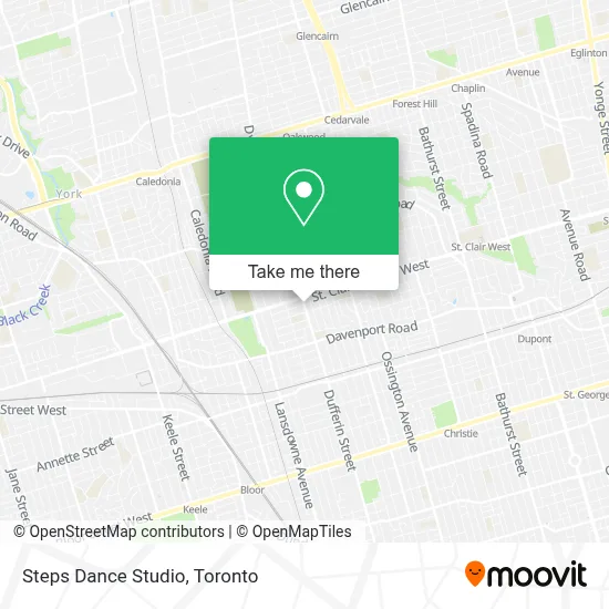 Steps Dance Studio map