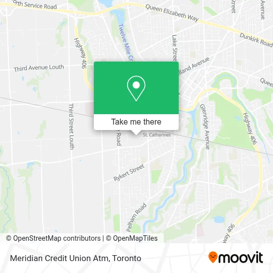 Meridian Credit Union Atm map