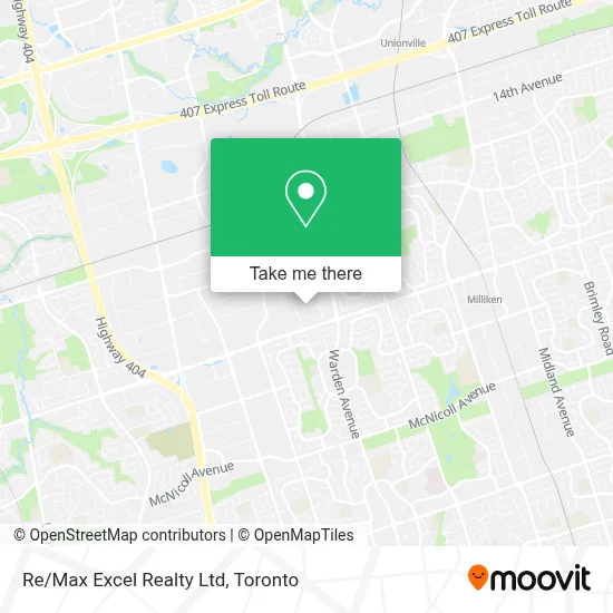Re/Max Excel Realty Ltd map