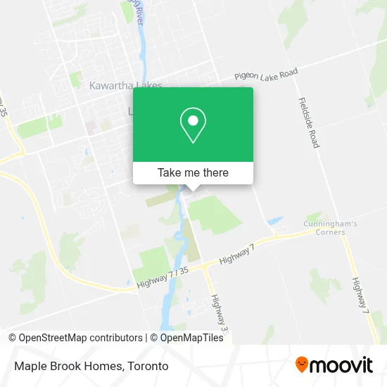 Maple Brook Homes map