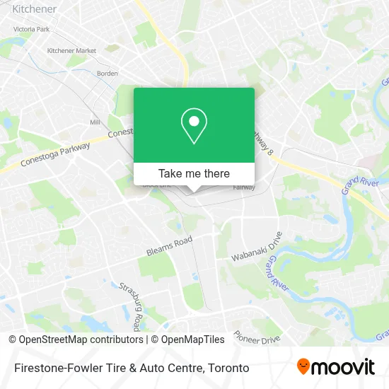 Firestone-Fowler Tire & Auto Centre map