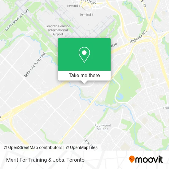 Merit For Training & Jobs map