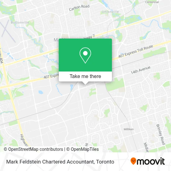 Mark Feldstein Chartered Accountant map