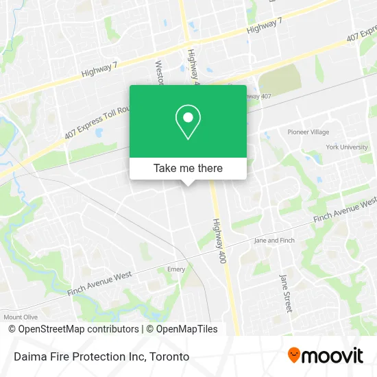 Daima Fire Protection Inc map