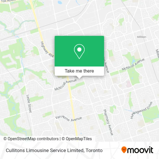 Cullitons Limousine Service Limited map