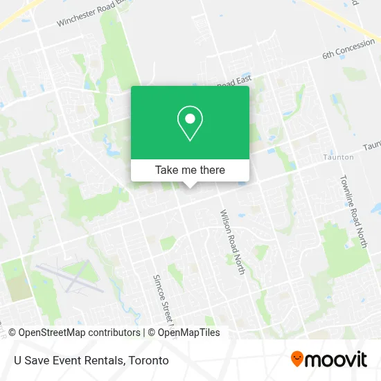 U Save Event Rentals map