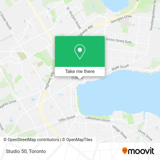 Studio 50 map