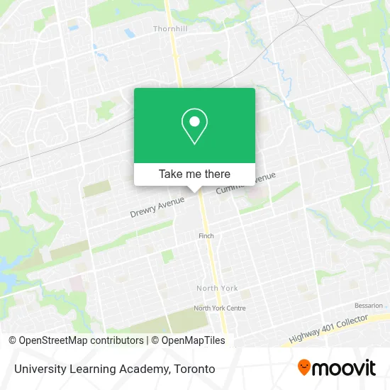 University Learning Academy map