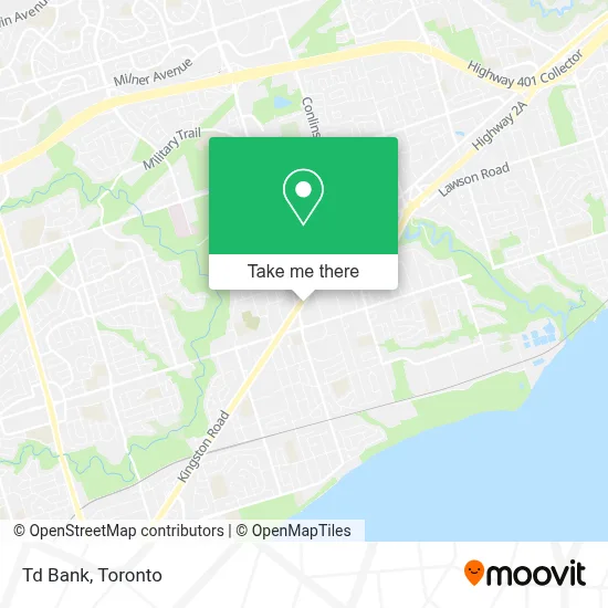Td Bank map
