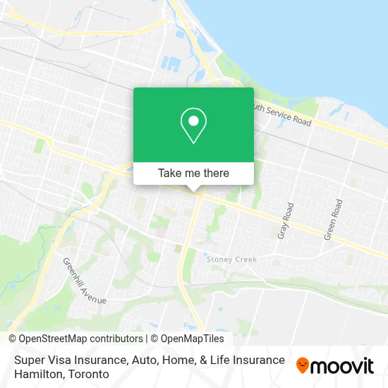 Super Visa Insurance, Auto, Home, & Life Insurance Hamilton map