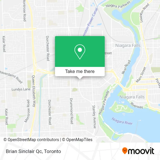 Brian Sinclair Qc map